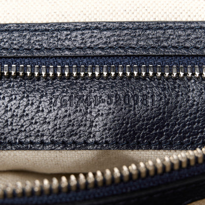 Gucci Tender GG Supreme Monogram Textured Dollar Calfskin Ophidia Messenger Bag Dark Blue 7 of 10