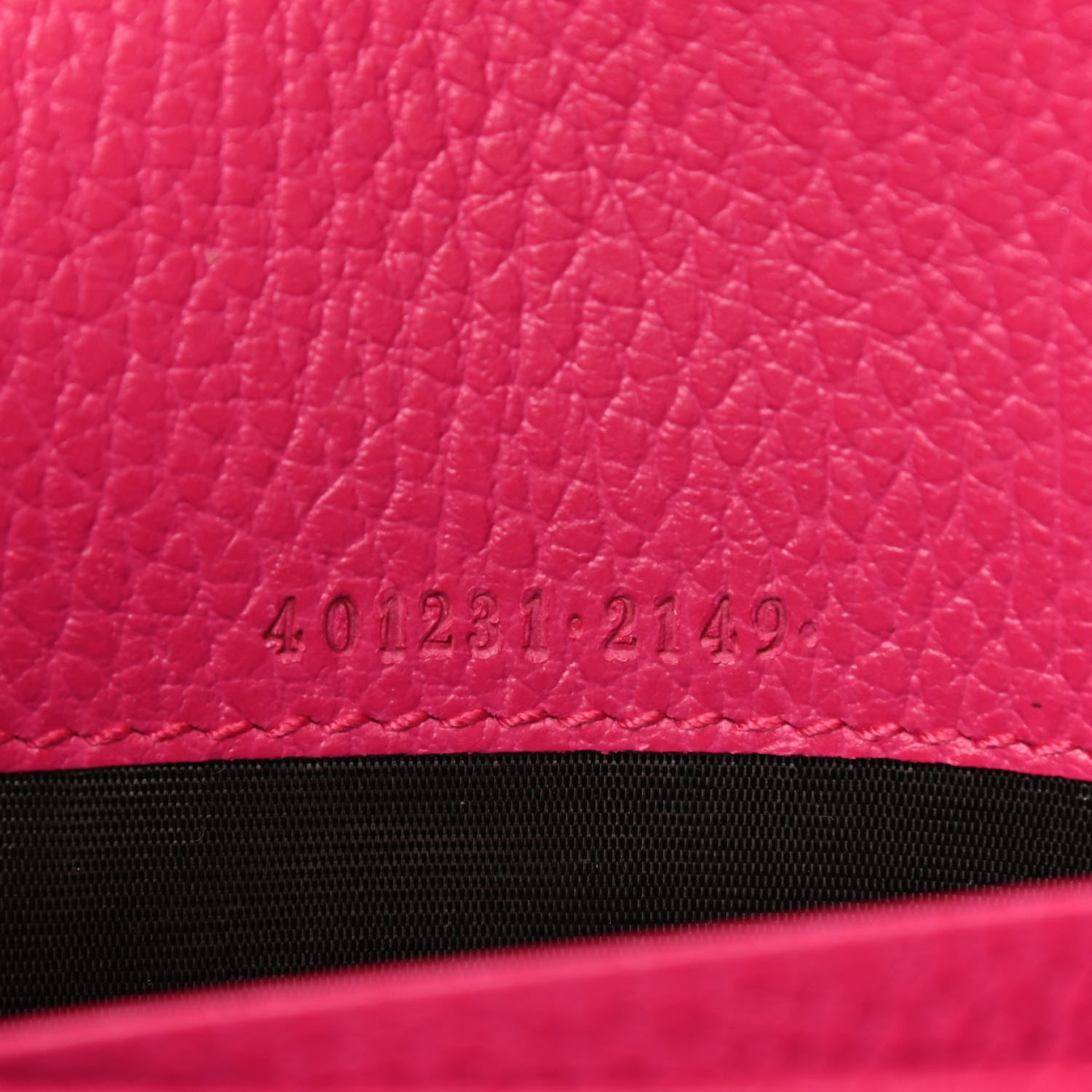Gucci Dollar Calfskin Crystal Mini Dionysus Chain Wallet Box Pink 8 of 11