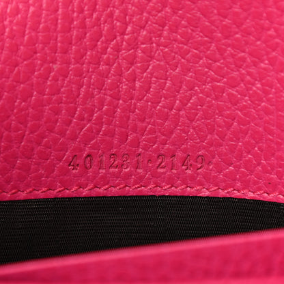 Gucci Dollar Calfskin Crystal Mini Dionysus Chain Wallet Box Pink 8 of 11