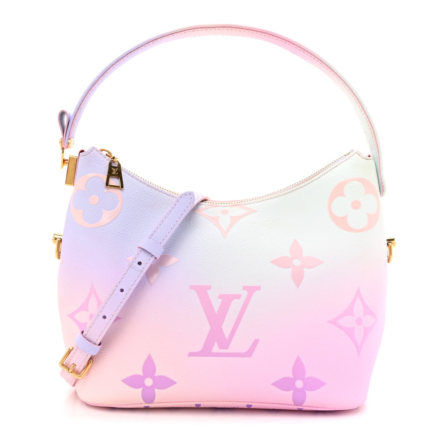Monogram Giant Spring In The City Marshmallow Hobo PM Sunrise Pastel