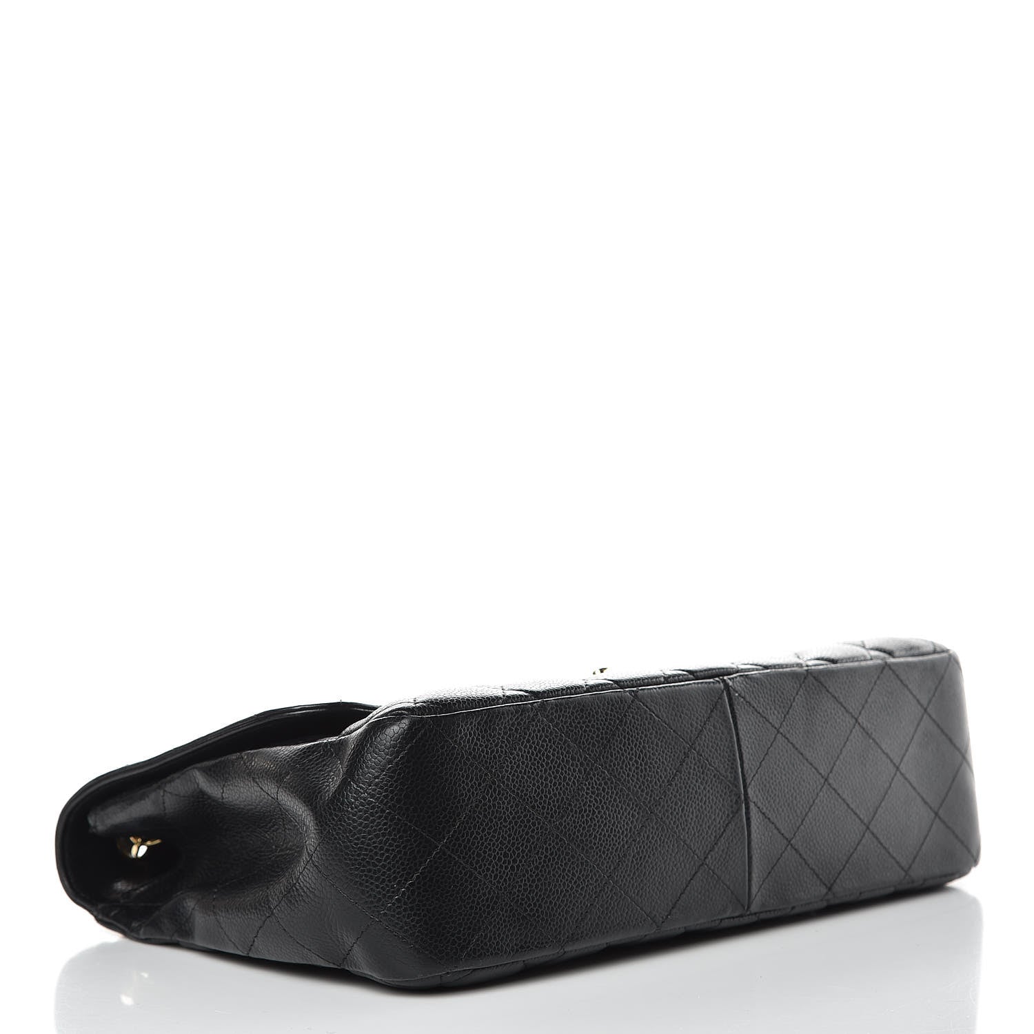 Chanel Caviar Quilted Jumbo Single Flap Black 4 of 16