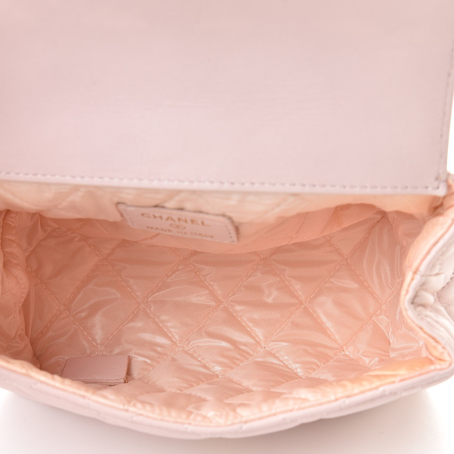 Chanel Lambskin Quilted Flap Cosmetic Case Rose Clair 5 of 11