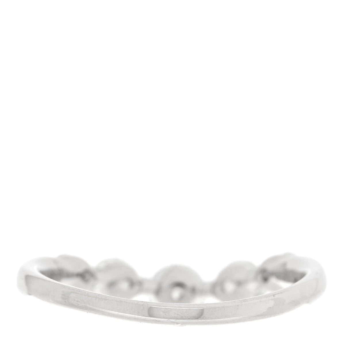 Platinum Diamond .70ctw Curved Band Ring 51 5.75