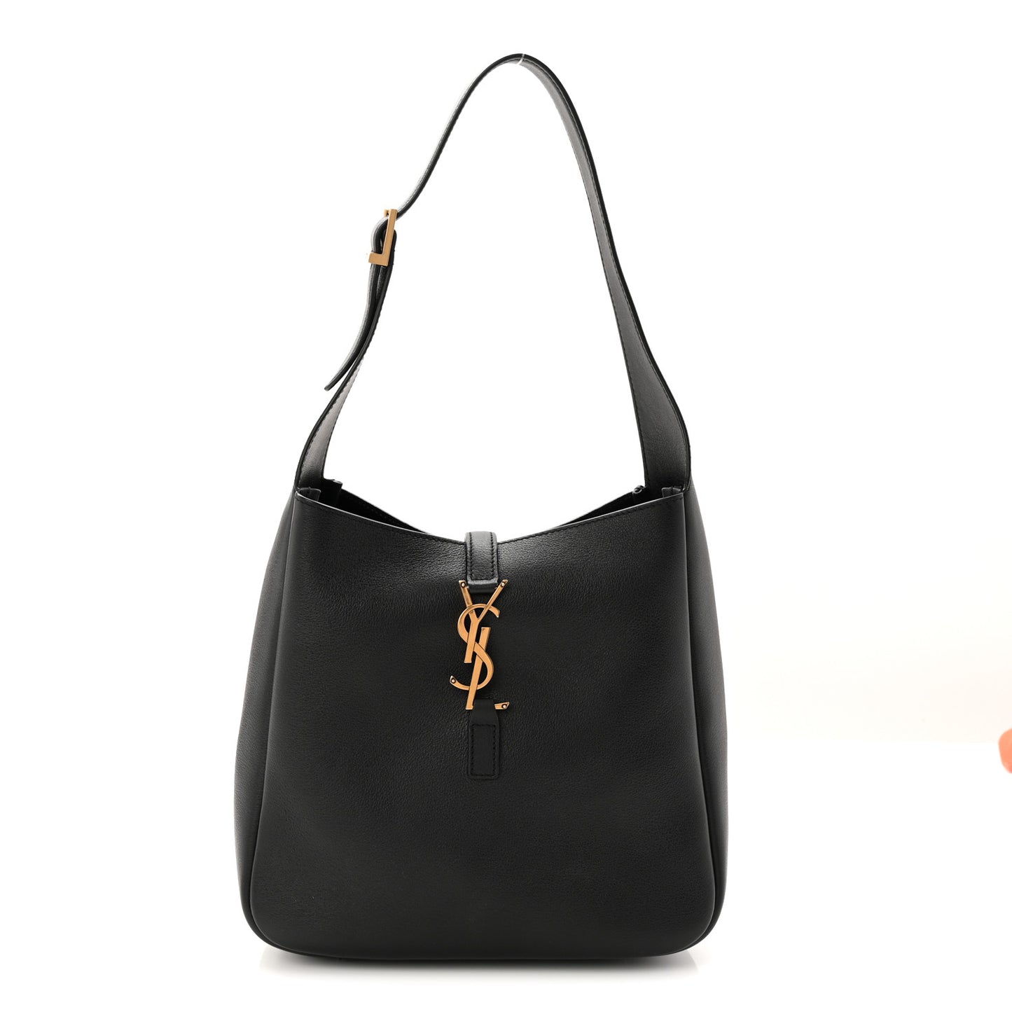 Smooth Calfskin Small Le 5 A 7 Soft Hobo Black