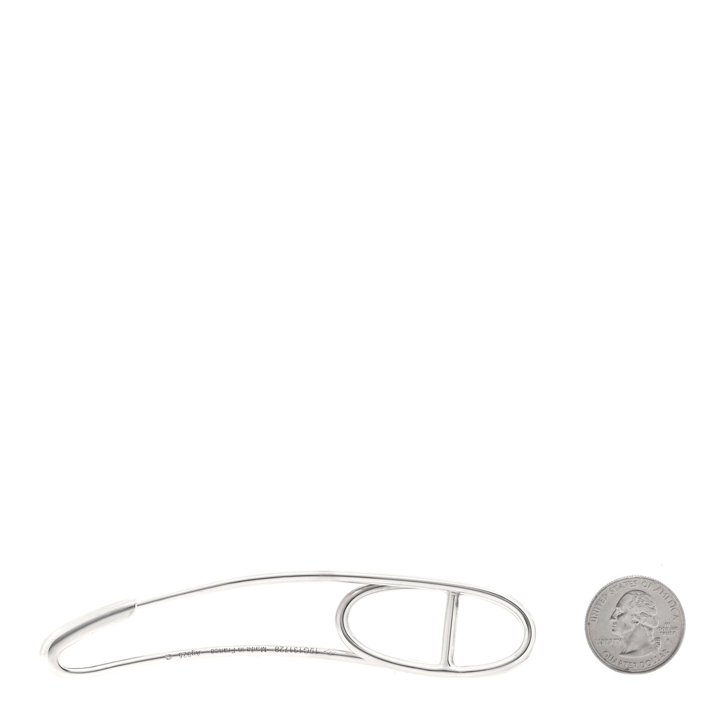 Sterling Silver Chaine d'Ancre Punk Brooch Pin