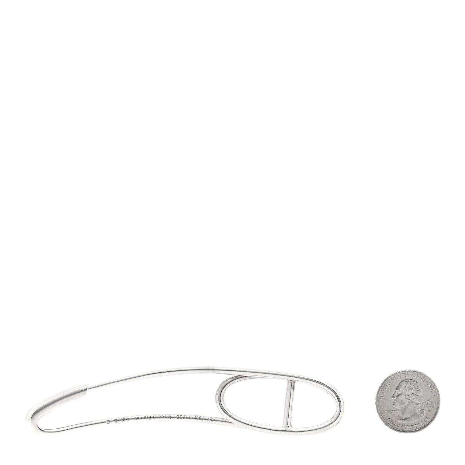 Hermes Sterling Silver Chaine d'Ancre Punk Brooch Pin 2 of 4