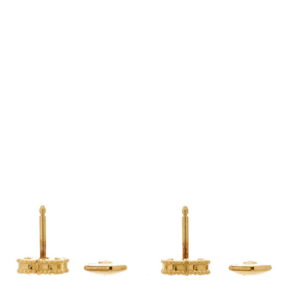 Van Cleef & Arpels 18K Yellow Gold Black Onyx Sweet Alhambra Earrings 3 of 5