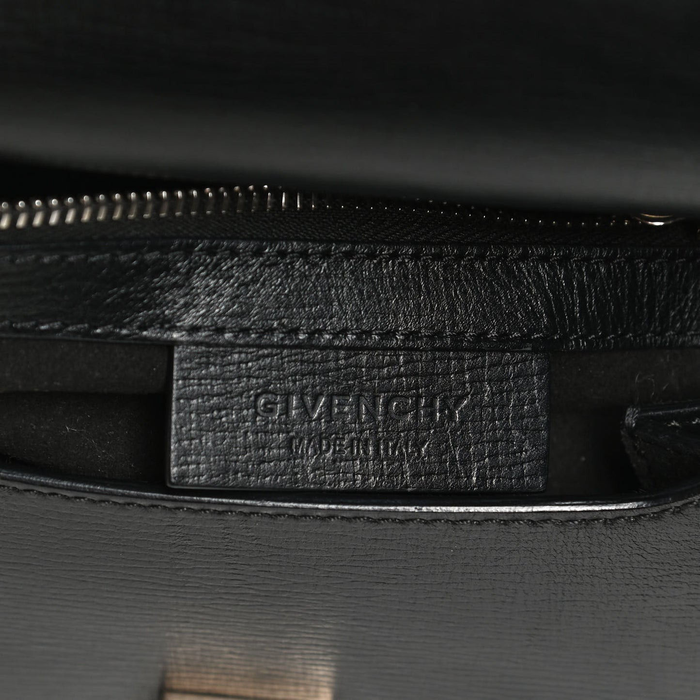 Textured Calfskin Mini Pandora Box Chain Crossbody Bag Black
