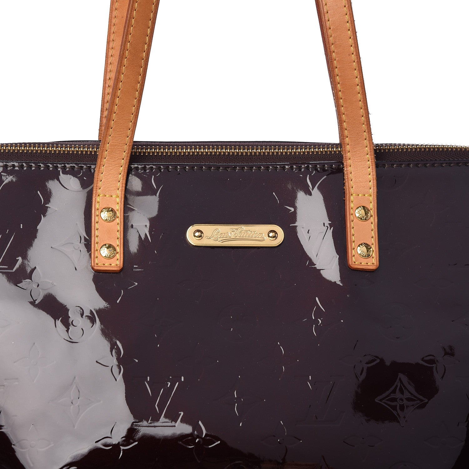 Louis Vuitton Vernis Bellevue GM Amarante 7 of 9