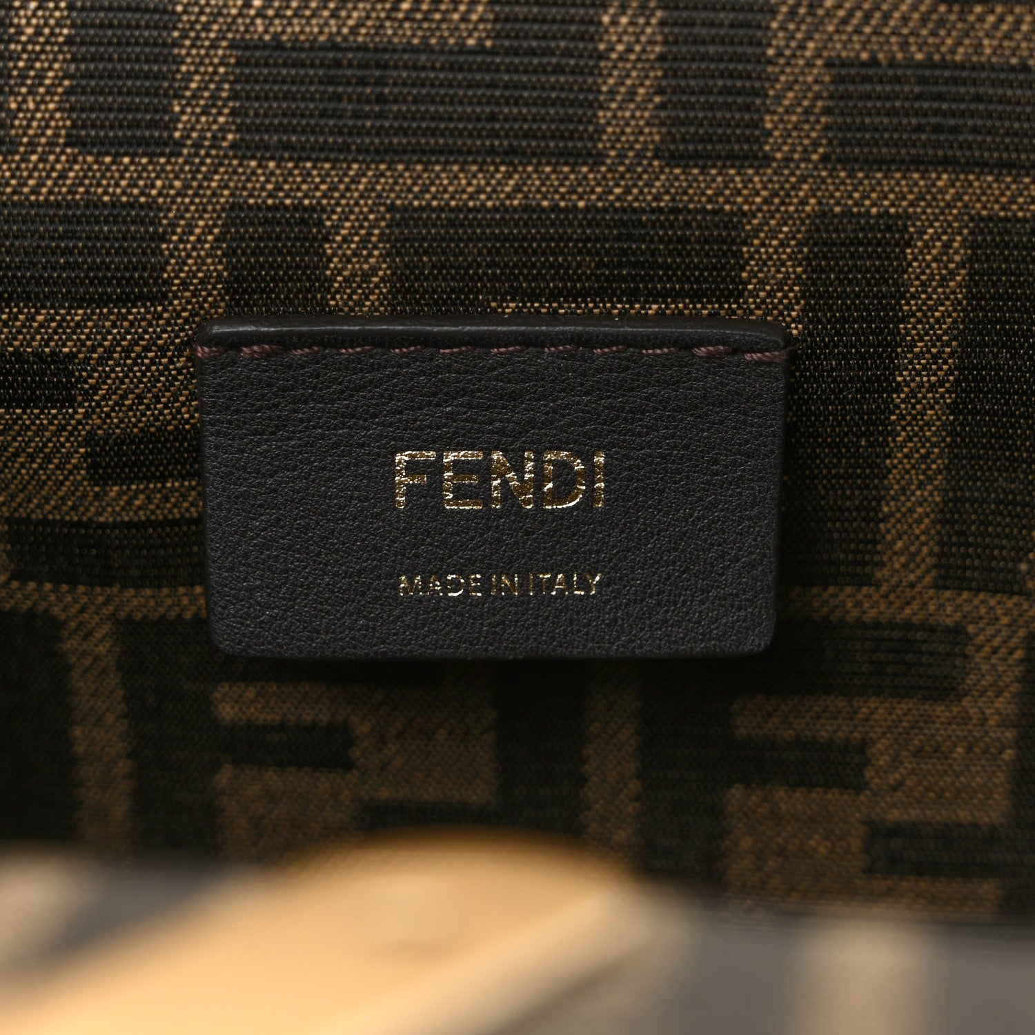 Fendi Shiny Nappa Small Fendi First Chocolate 6 of 12