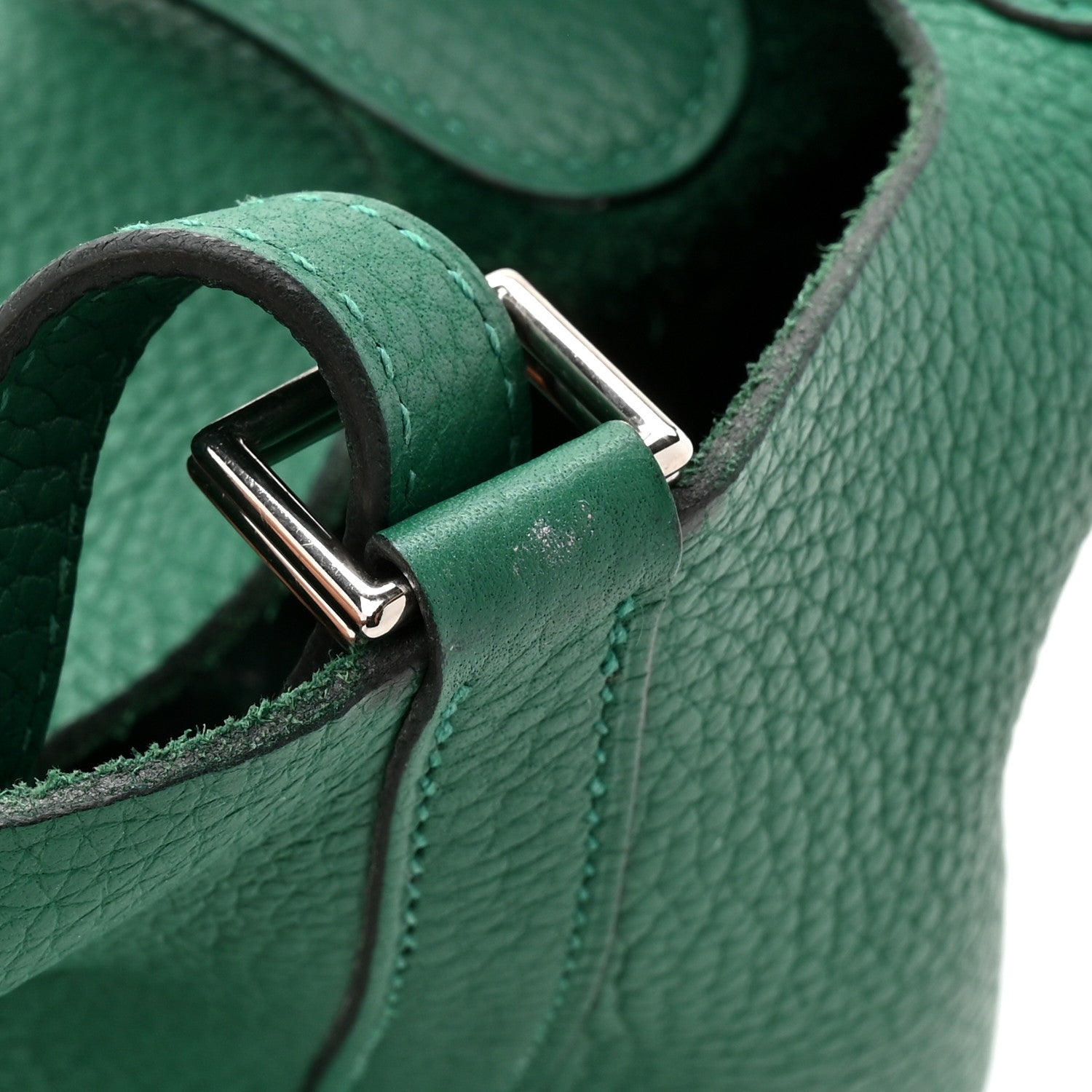 Hermes Taurillon Clemence Picotin Lock 18 Vert Vertigo 1918578
