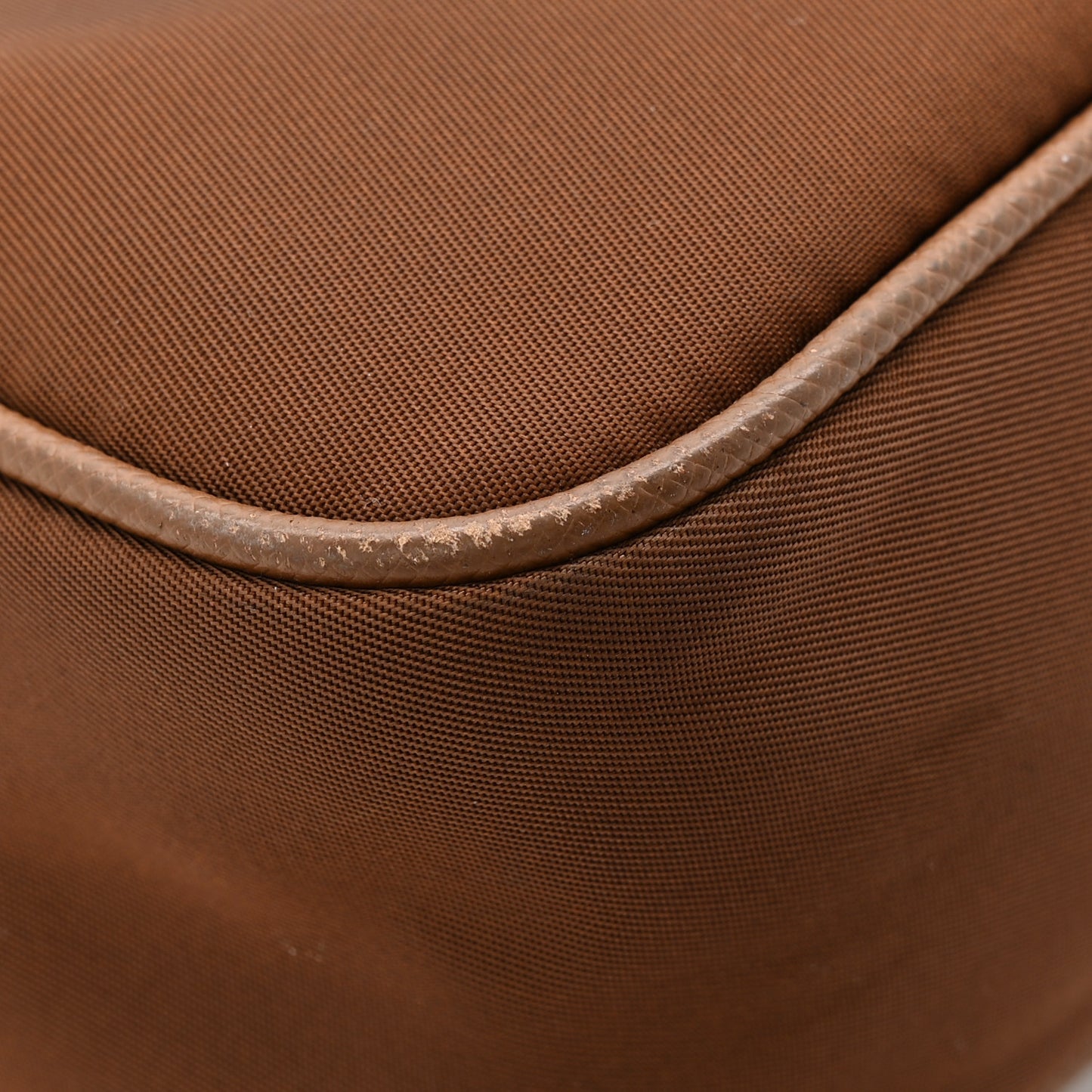 Tessuto Nylon Saffiano Re-Edition 2005 Shoulder Bag Cacao