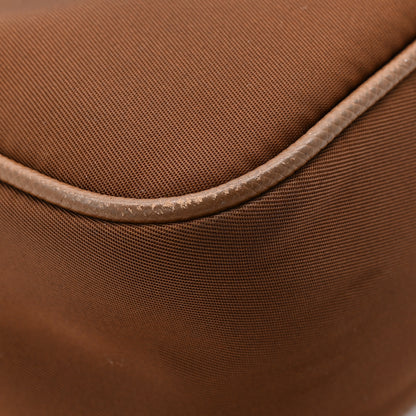 Prada Tessuto Nylon Saffiano Re-Edition 2005 Shoulder Bag Cacao 12 of 12