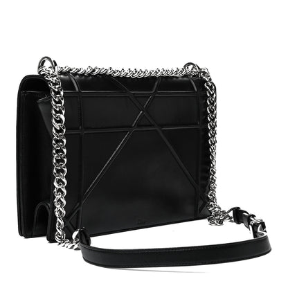 Christian Dior Lambskin Large Diorama Flap Bag Black 3 of 9