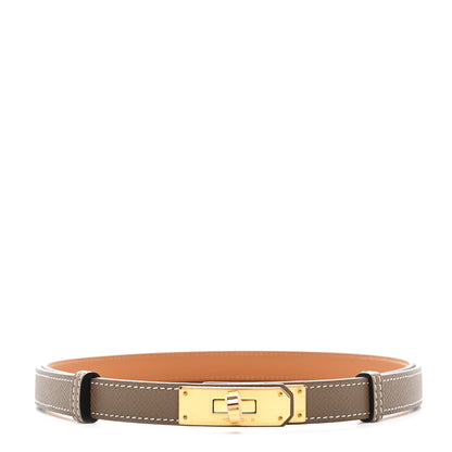 Hermes Epsom Kelly Belt Etoupe 1 of 5