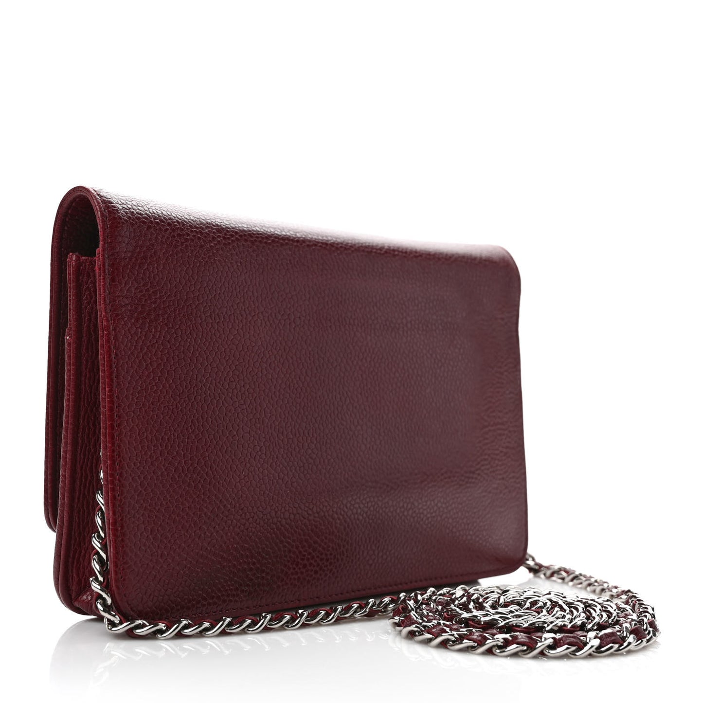 Caviar Timeless CC Wallet on Chain WOC Dark Red