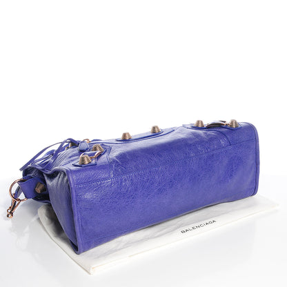 Balenciaga Agneau Giant 21 Rose Gold Hardware City Bleu Lavande 10 of 15