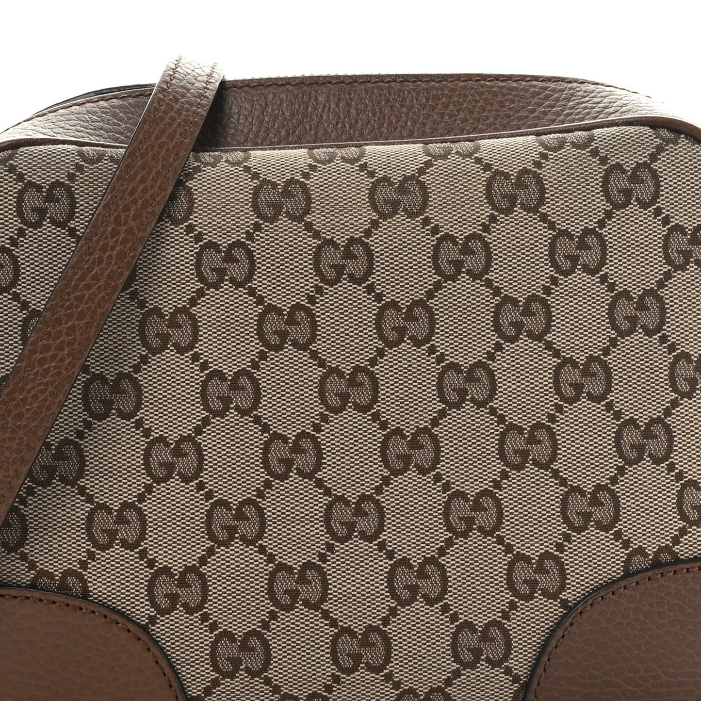 Monogram Mini Bree Messenger Bag Beige Tabacco