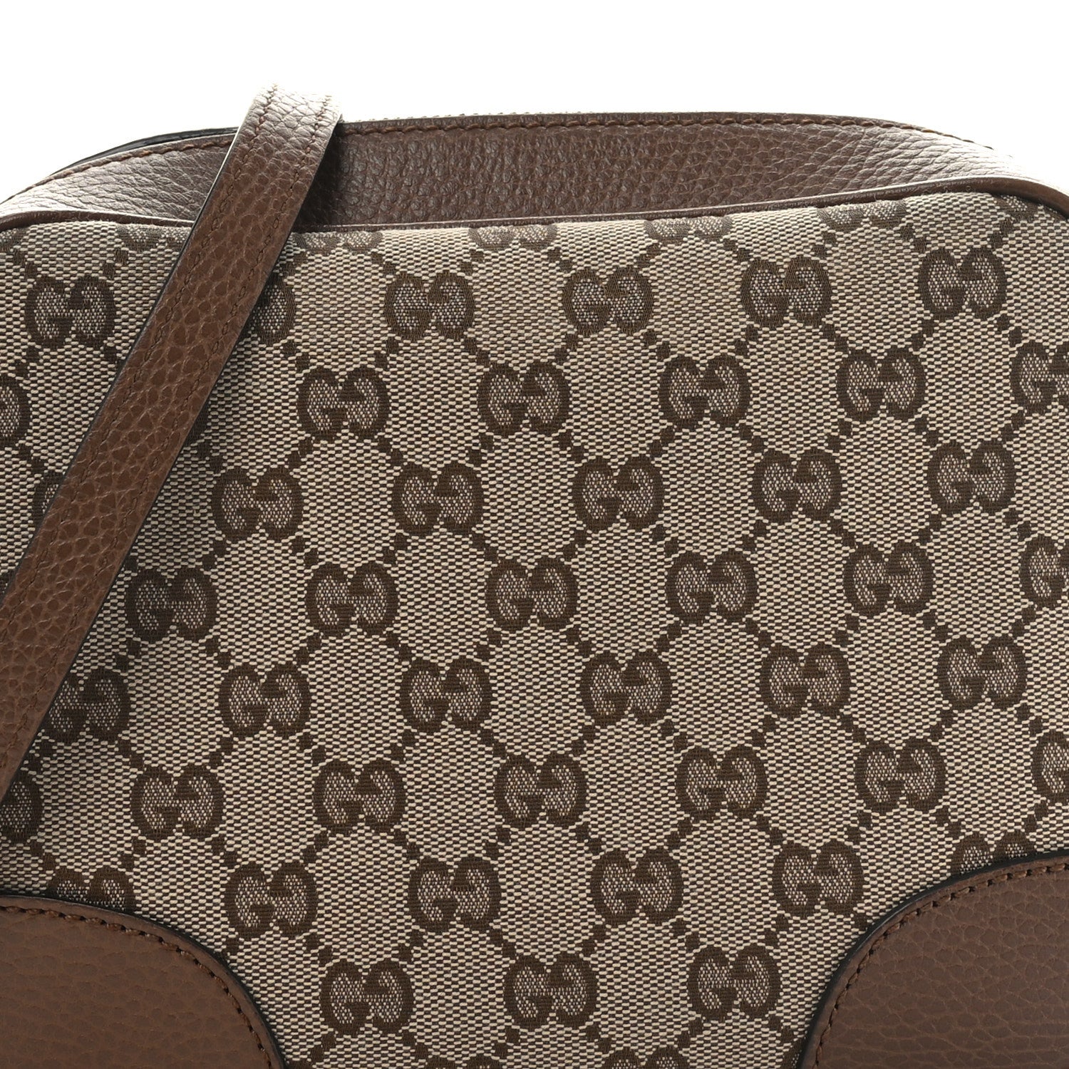 Gucci Monogram Mini Bree Messenger Bag Beige Tabacco 8 of 10