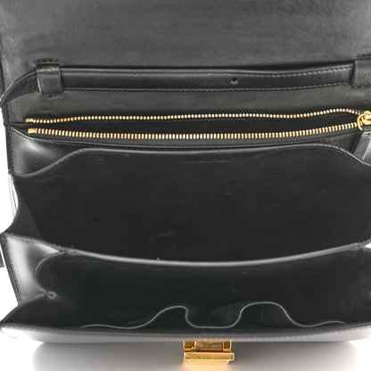 Celine Box Calfskin Medium Classic Box Flap Bag Black 7 of 11