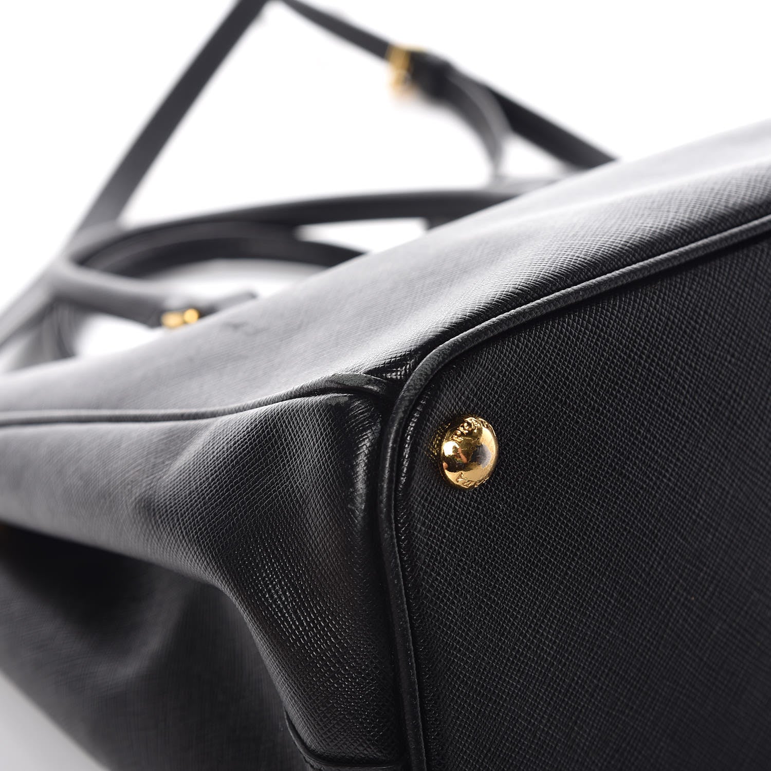 Prada Saffiano Medium Galleria Double Zip Tote Black 13 of 17