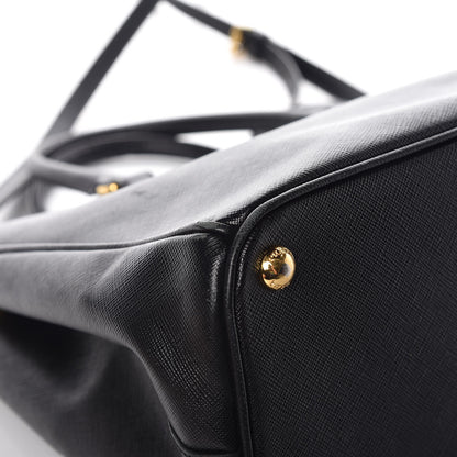 Prada Saffiano Medium Galleria Double Zip Tote Black 13 of 17