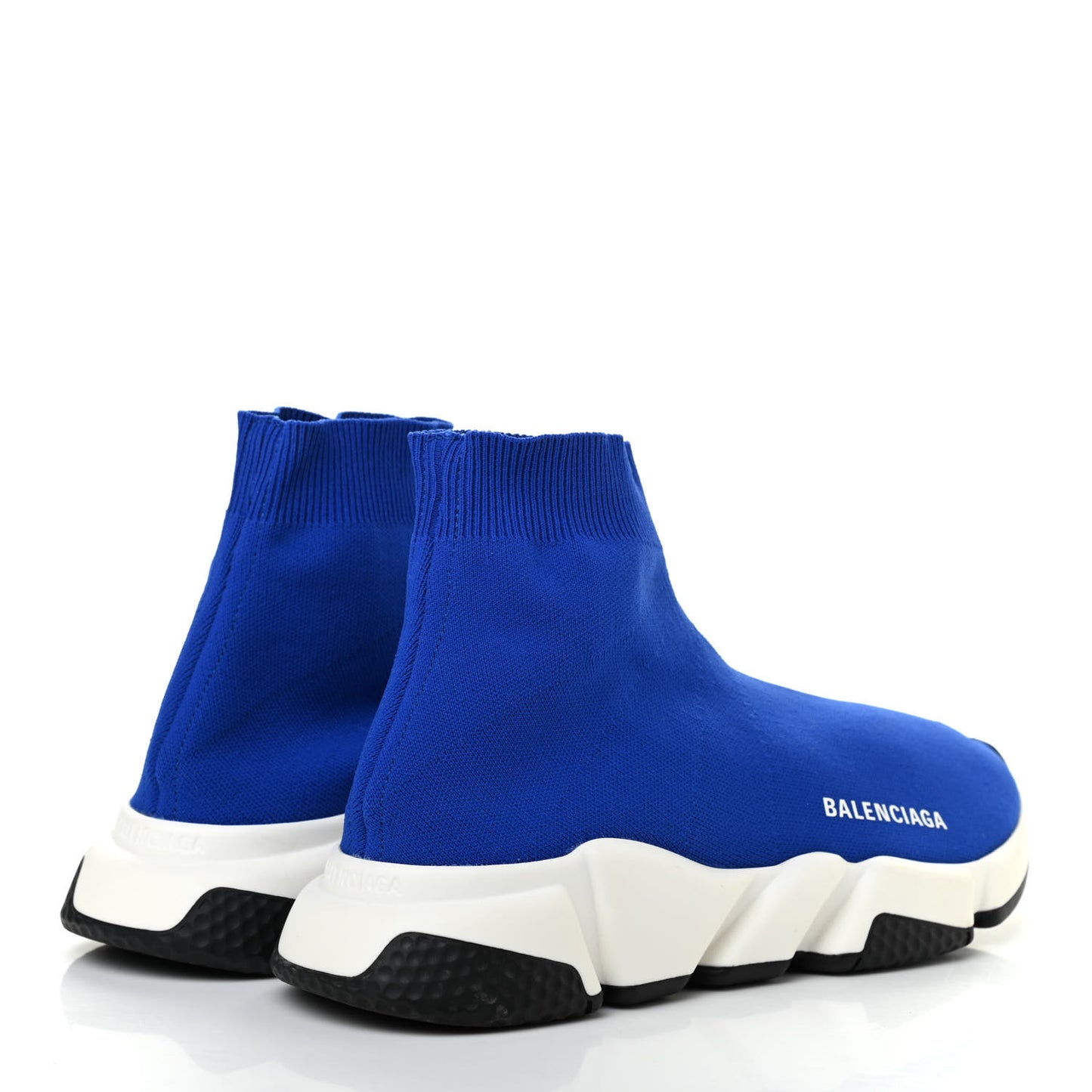 Neoprene Knit Womens Speed Sneakers 39 Bleu Saphir