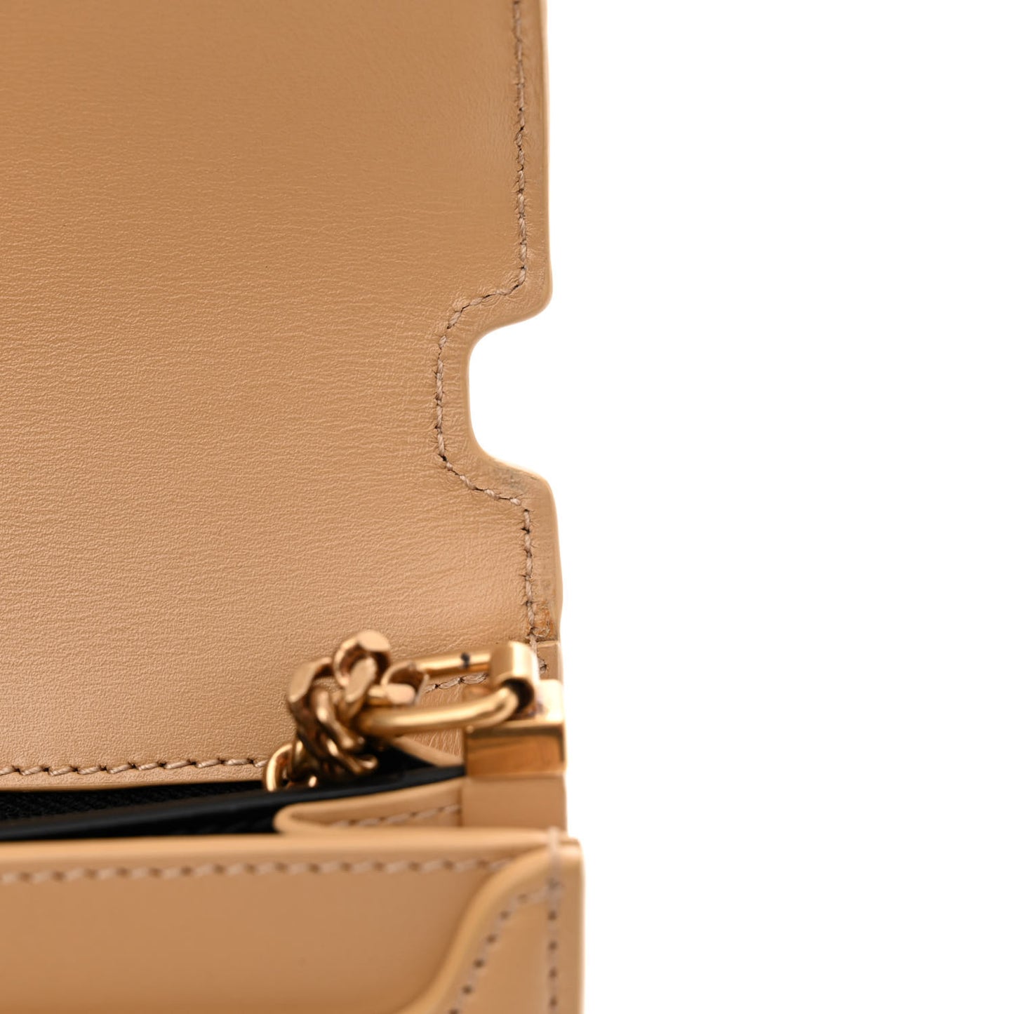 Canvas Calfskin Classic Monogram Cassandra Grege Brown Gold