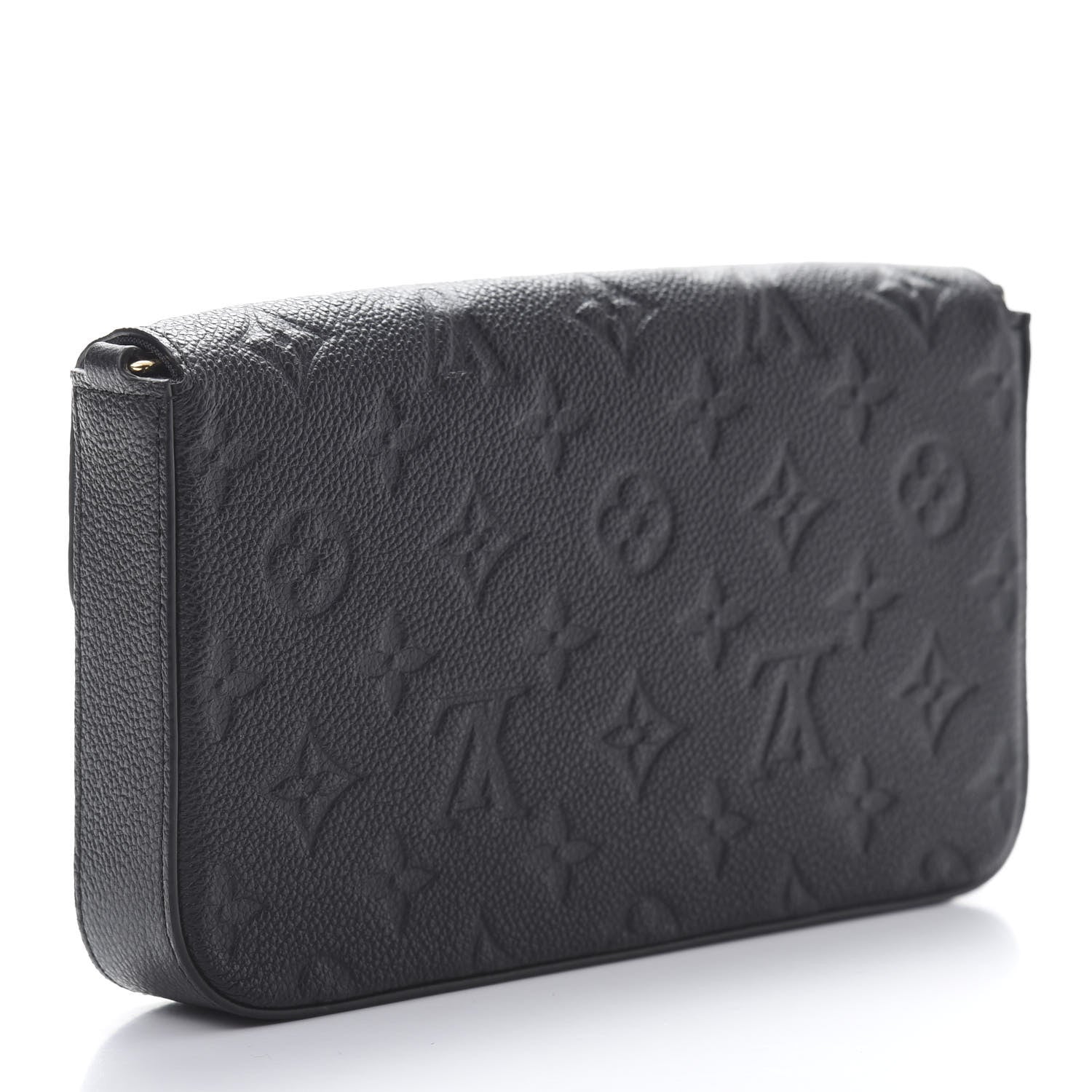 Louis Vuitton Empreinte Pochette Felicie Chain Wallet Black 3 of 7