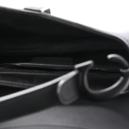 Christian Dior Ultra Matte Calfskin Saddle Bag Black 5 of 11