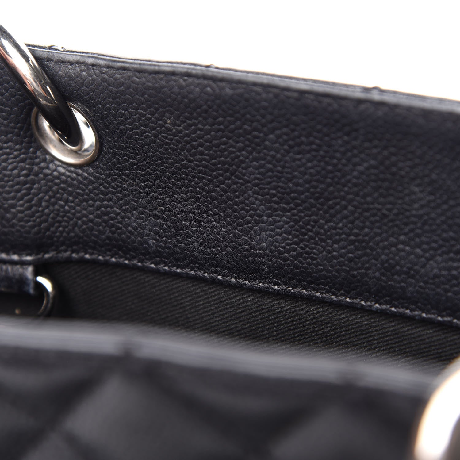 Chanel Caviar Quilted Grand Shopping Tote GST Black 8 of 13