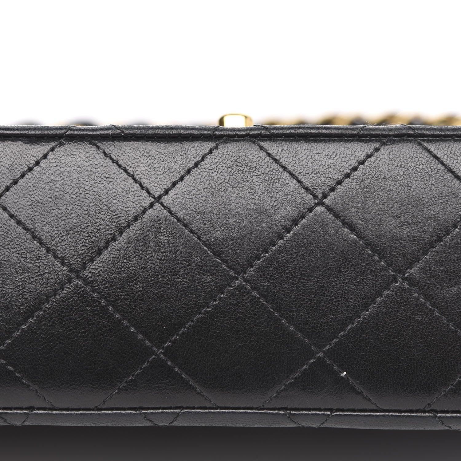 Chanel Lambskin Quilted Small Double Flap Black 9 of 16