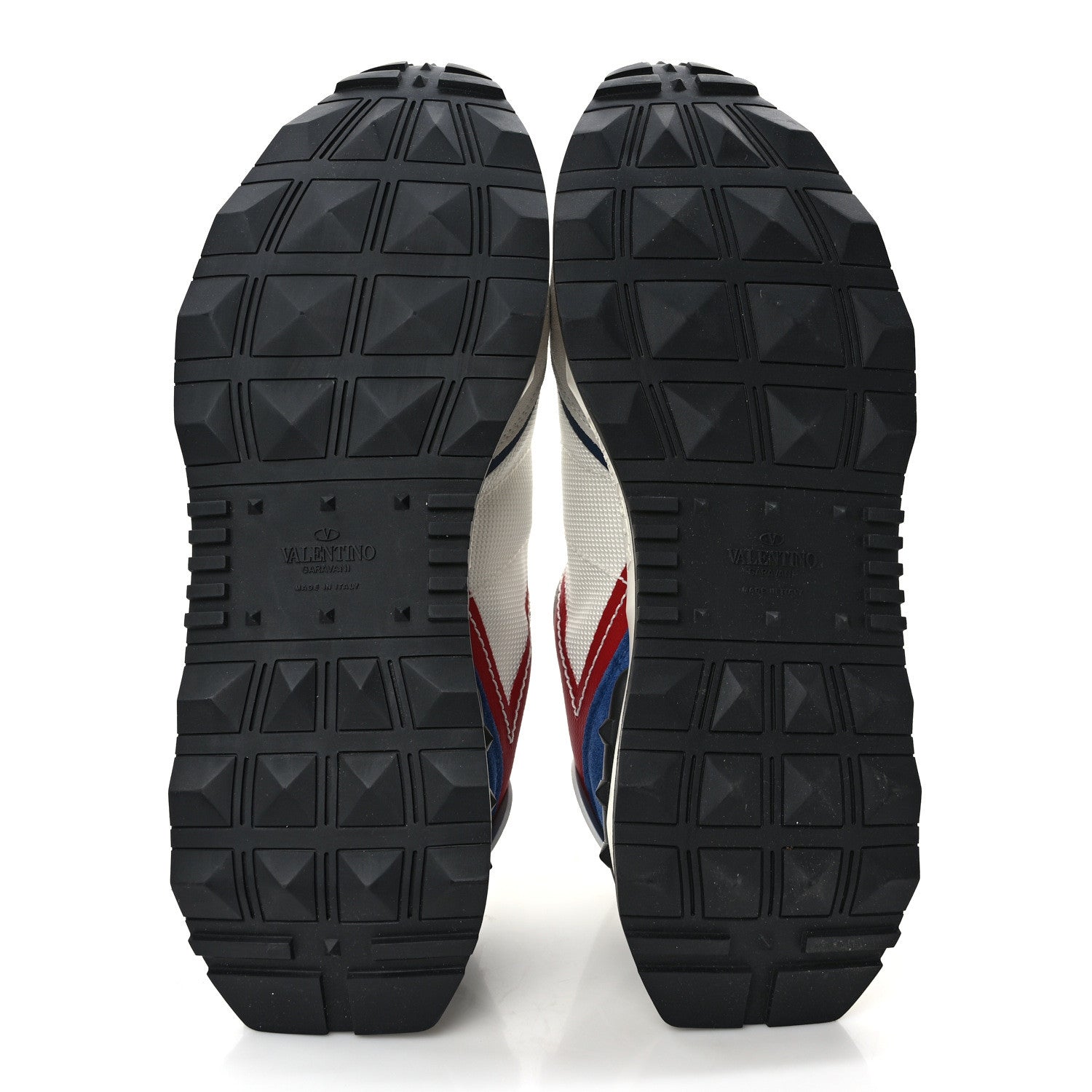 Valentino Garavani Fabric Suede Mens Netrunner Sneakers 43 White Multicolor 6 of 9