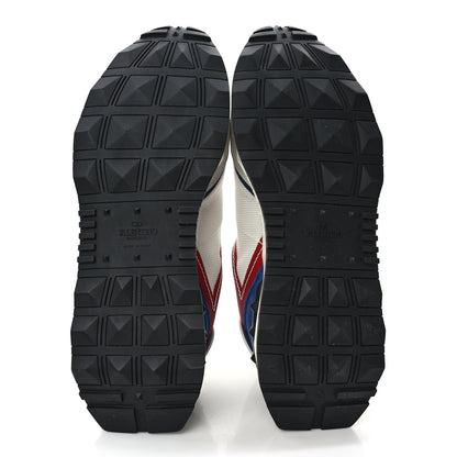 Valentino Garavani Fabric Suede Mens Netrunner Sneakers 43 White Multicolor 6 of 9