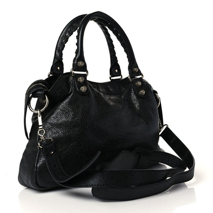 Balenciaga Agneau Giant 12 Silver Hardware Town Black 2 of 9