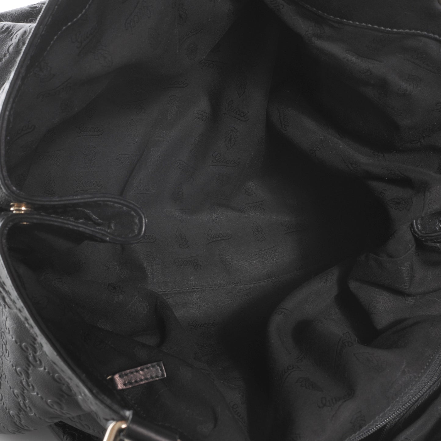 Guccissima Large Sukey Tote Black