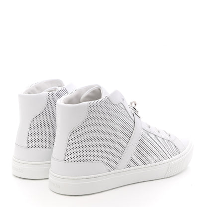 Hermes Calfskin Perforated Daydream Sneakers 40 White 4 of 11