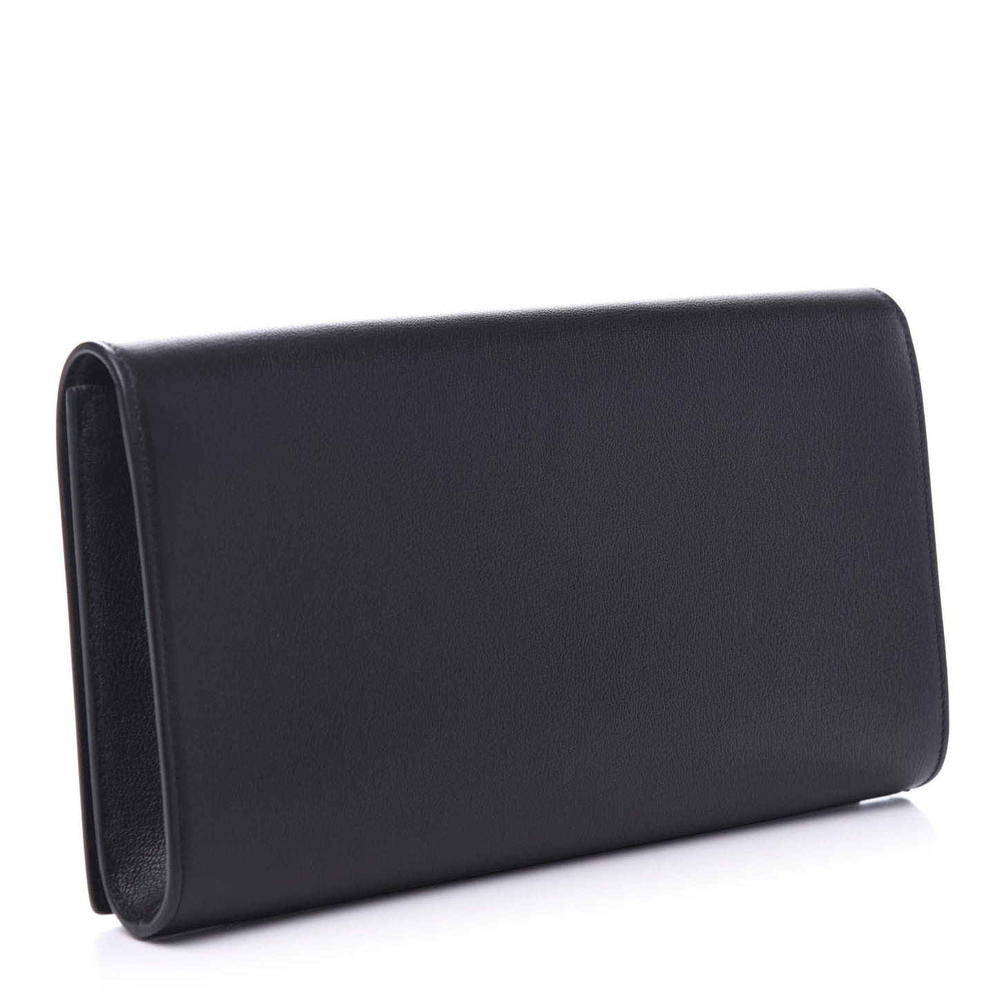 Calfskin Monogram Large Belle De Jour Clutch Black