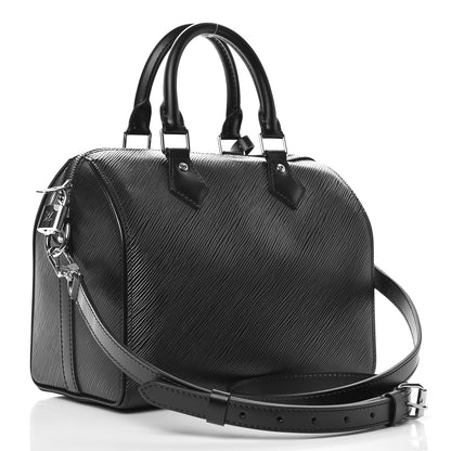 Louis Vuitton Epi Speedy Bandouliere 25 Black 4 of 8