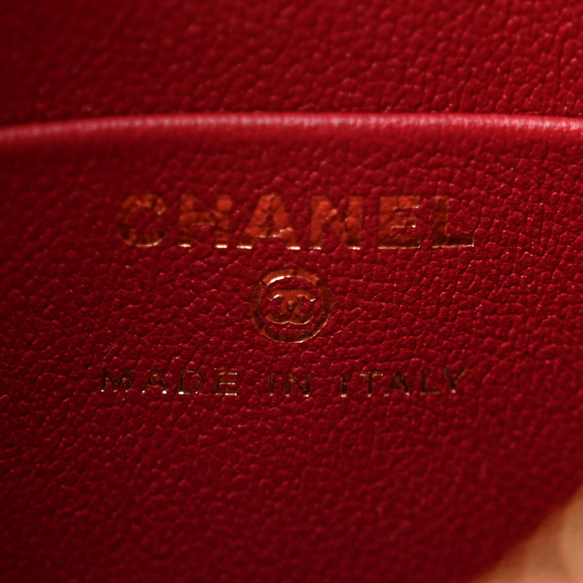 Chanel Patent Calfskin Quilted Shiny Coco Clutch With Chain Red 6 of 11