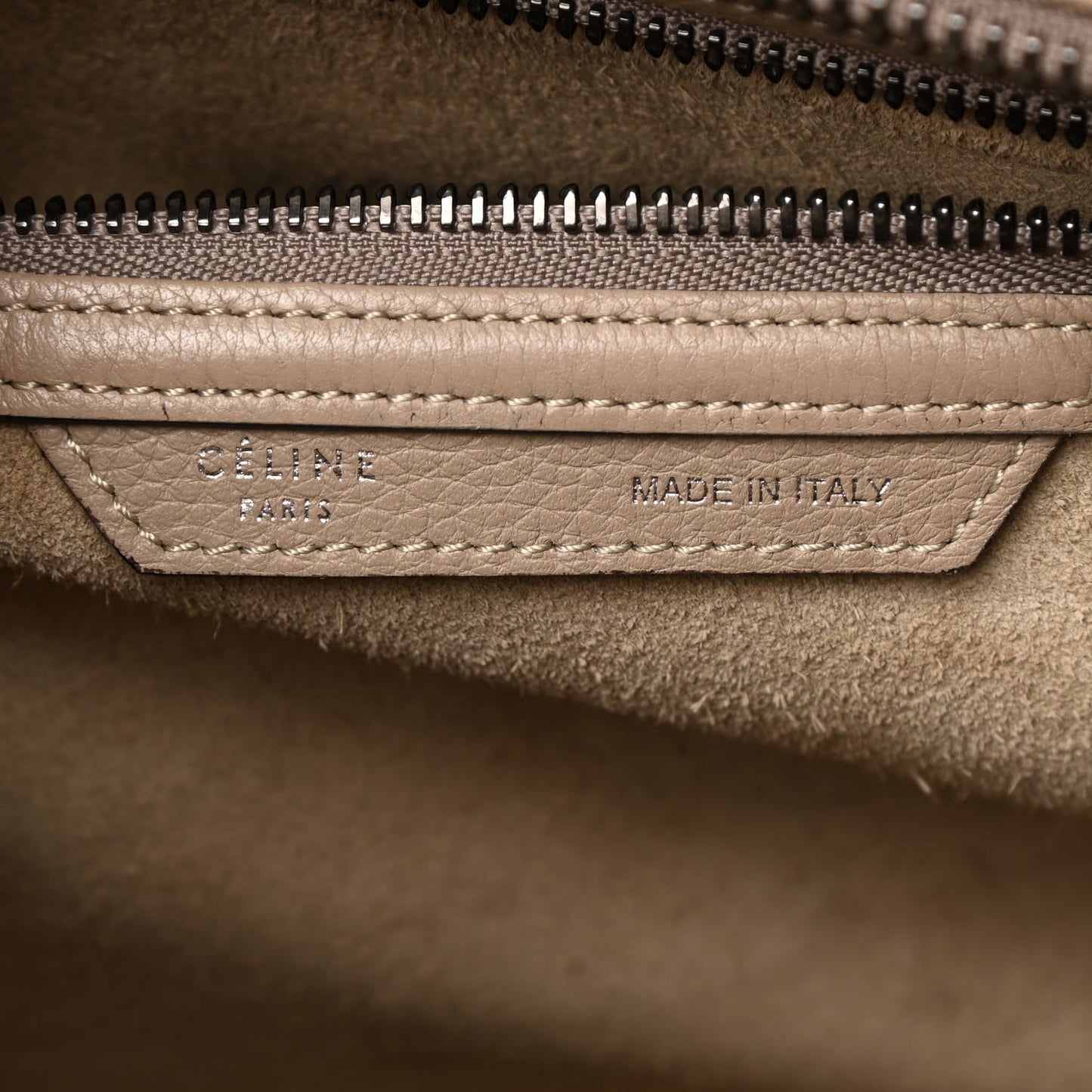 Drummed Calfskin Mini Luggage Dune