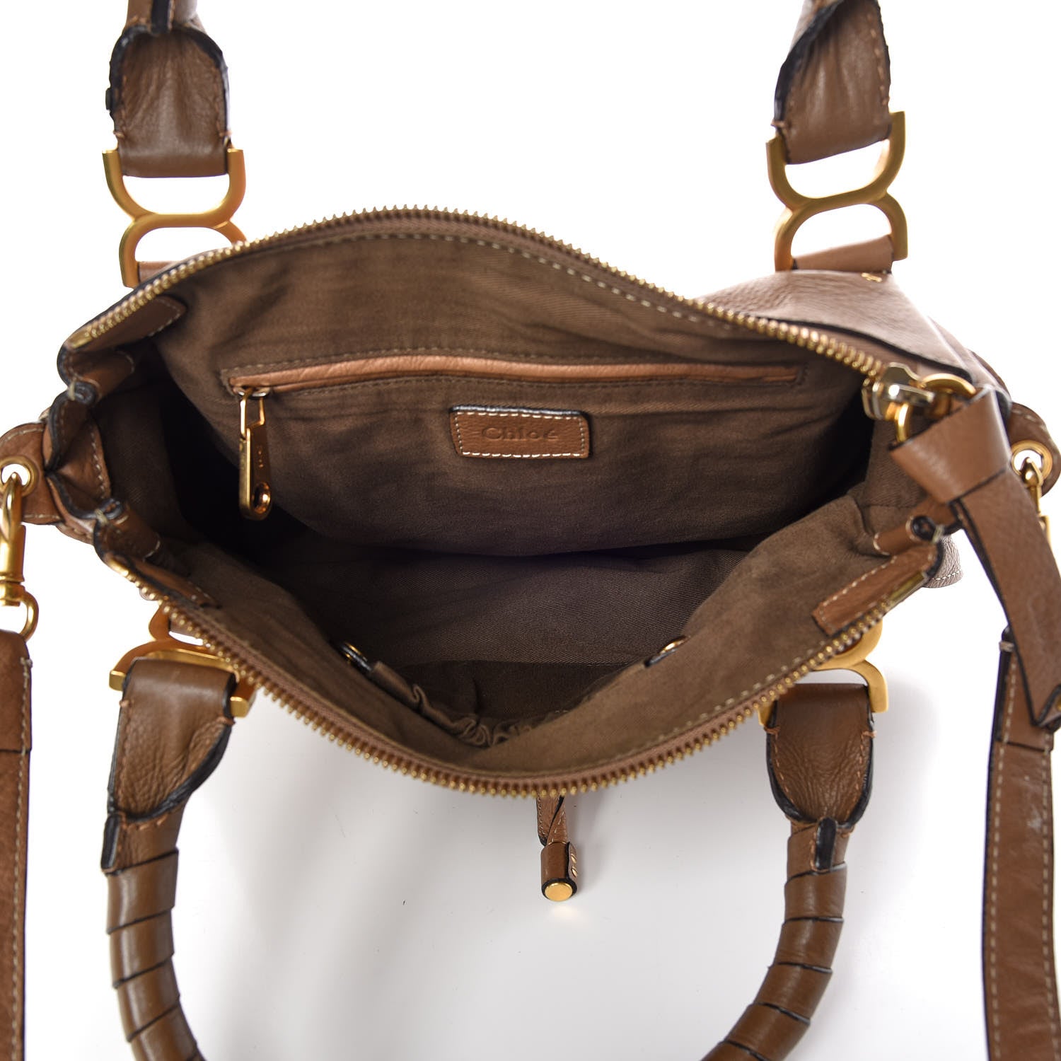 Chloe Calfskin Medium Marcie Satchel Nut 8 of 15