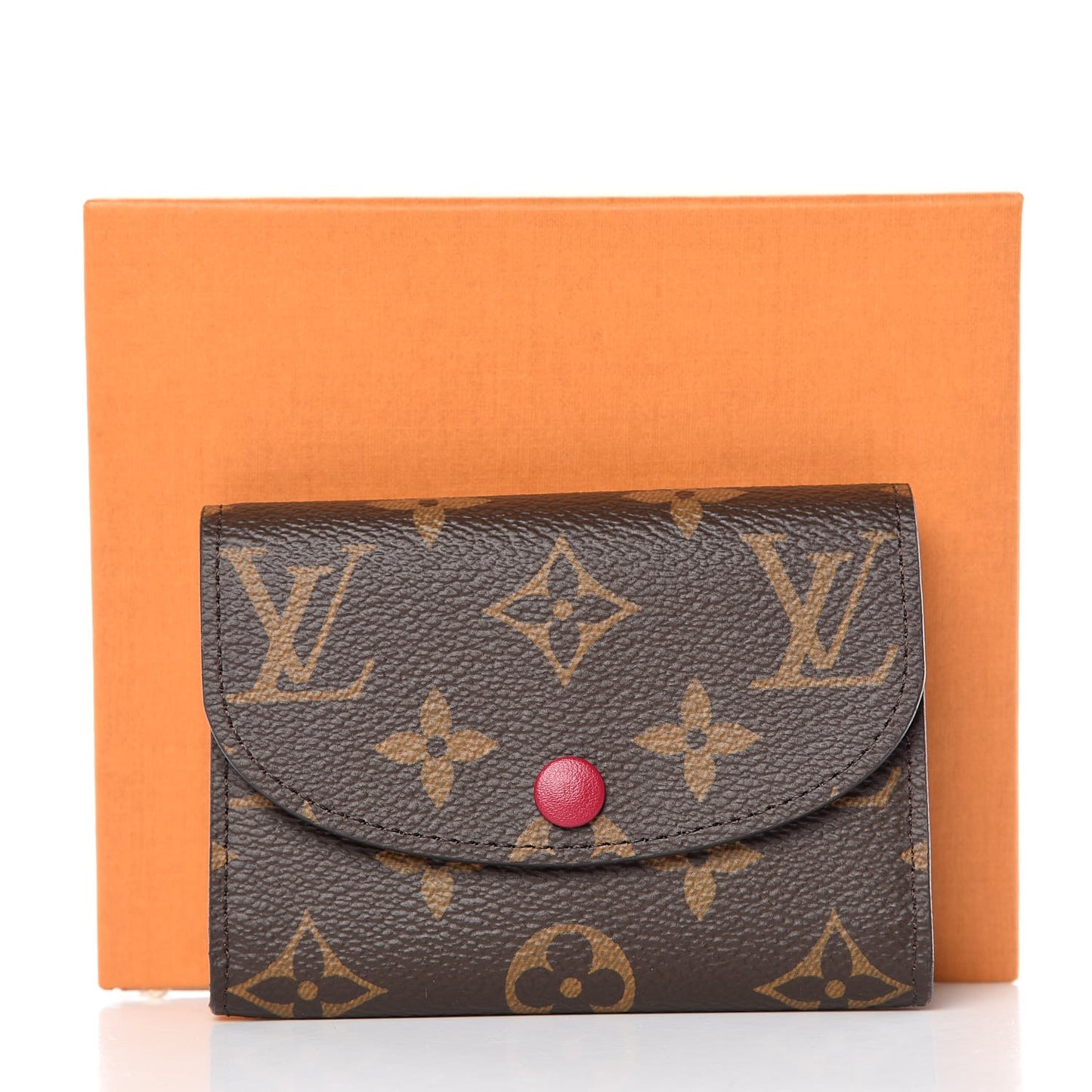 Monogram Rosalie Coin Purse Fuchsia