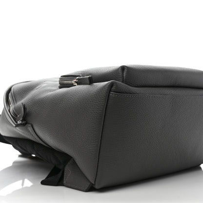 Burberry Calfskin Logo Embossed Backpack Charcoal Grey 7 of 10