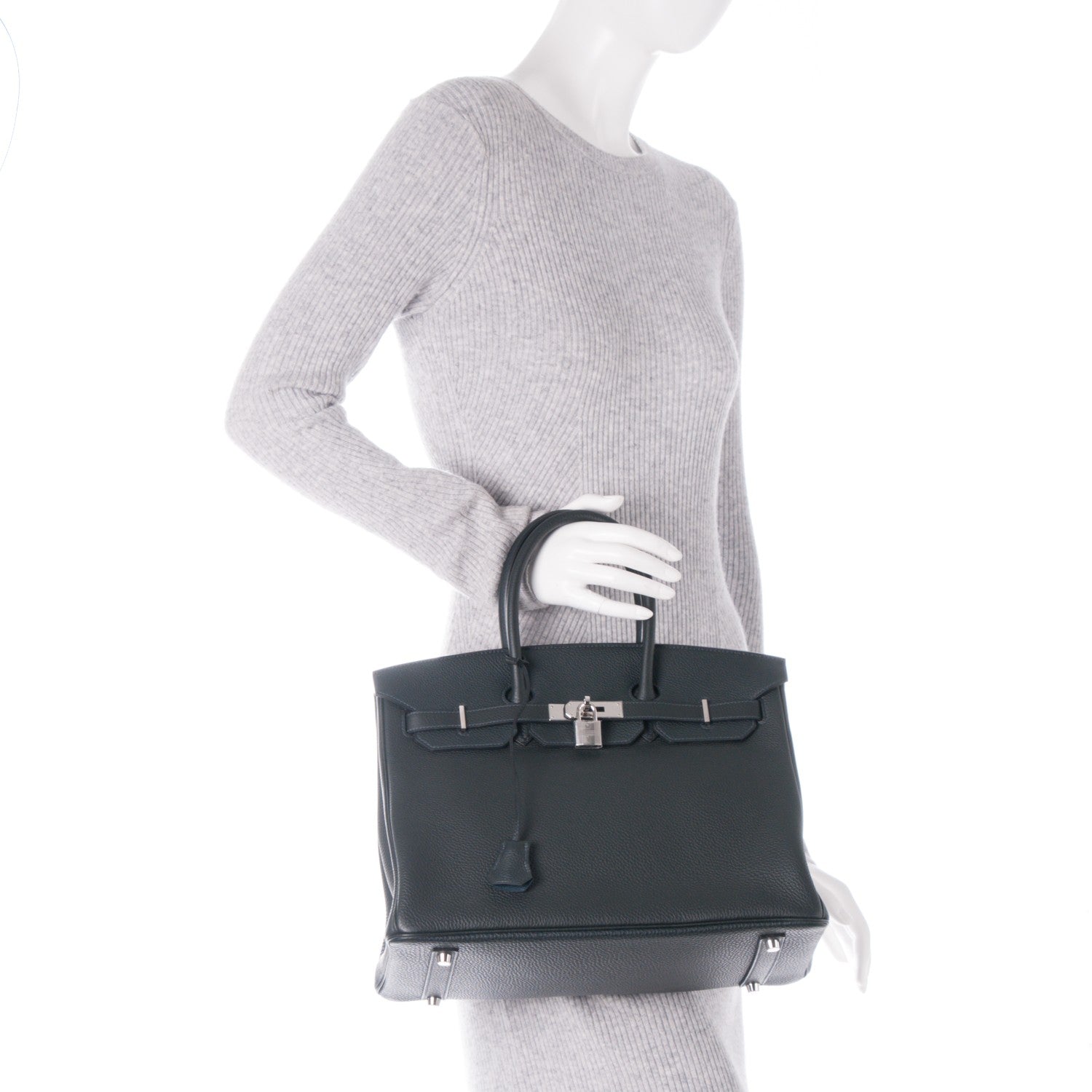 Hermes Togo Birkin 35 Bleu Ocean 2 of 22