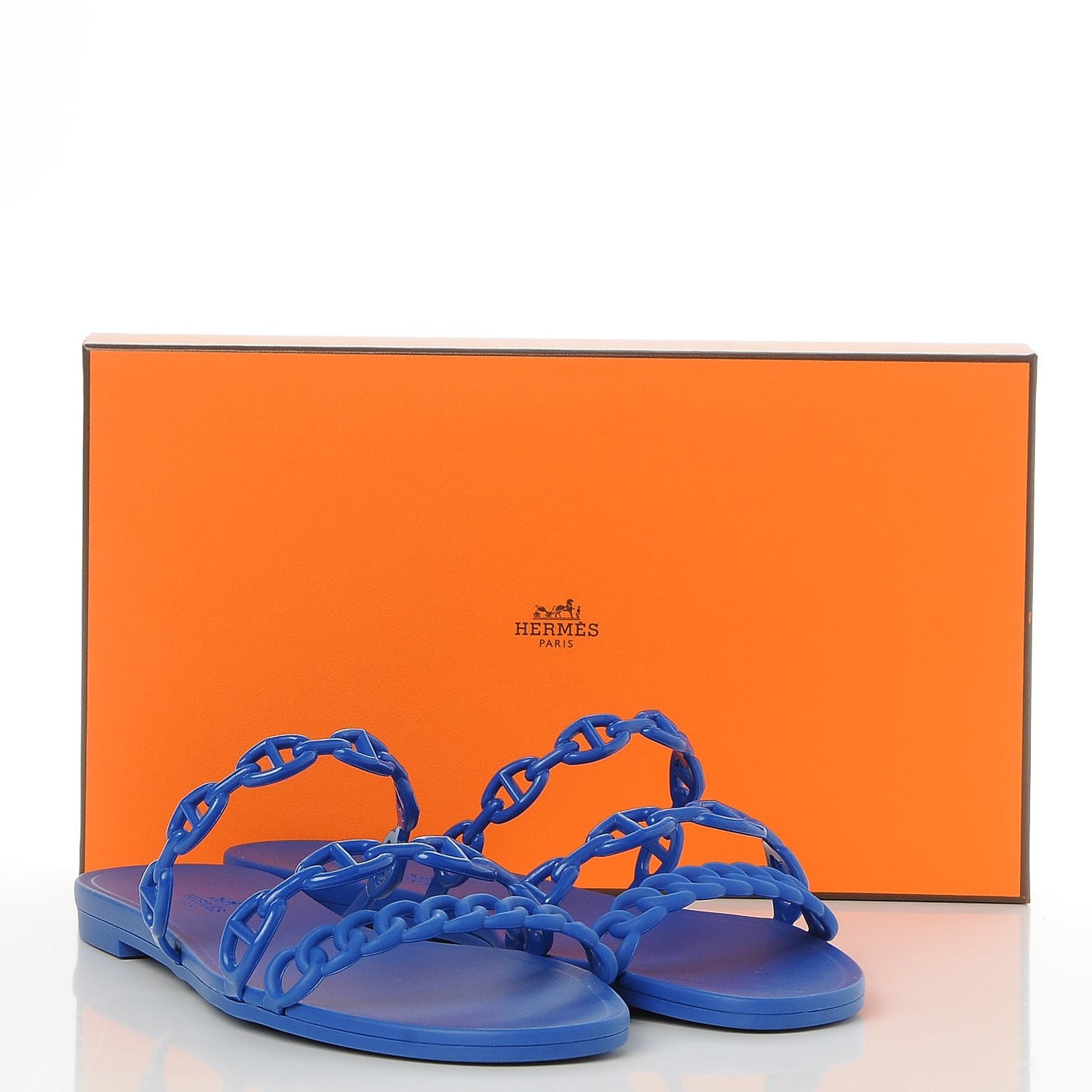 Rubber Chaine d'Ancre Rivage Sandals 39 Bleu Smalt