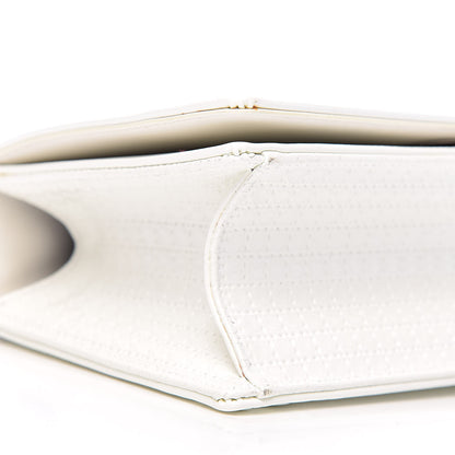 Christian Dior Patent Micro-Cannage Small Diorama Flap Bag White 8 of 13