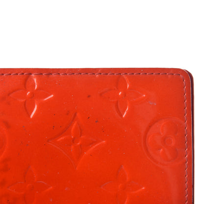 Louis Vuitton Vernis Small Ring Agenda Cover Red 8 of 14