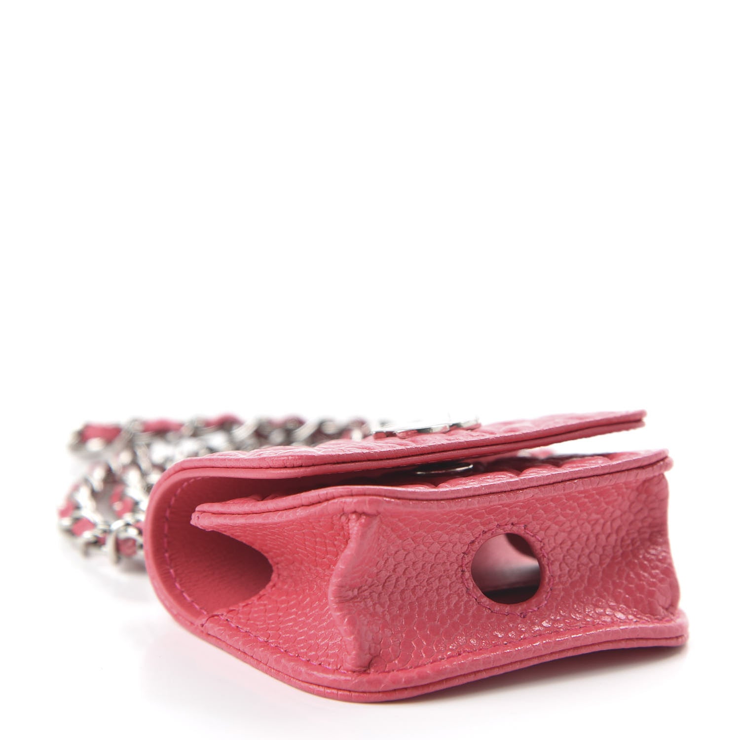 Chanel Caviar Camellia Embossed Airpods Pro Case Pink 4 of 11