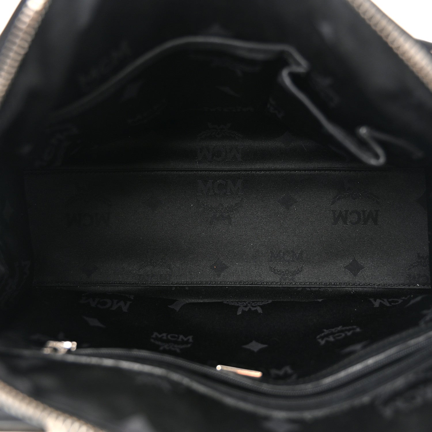 MCM Visetos Boston Bag Black 5 of 11
